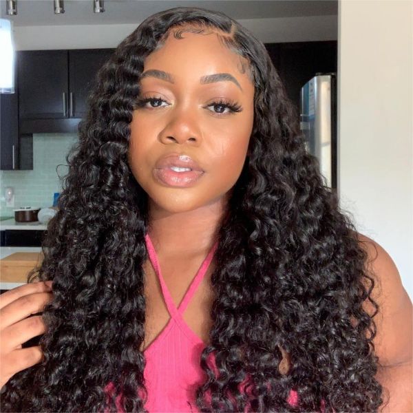 4x6 Lace Closure Wigs Water Wave Glueless Wigs - ShimmerWig
