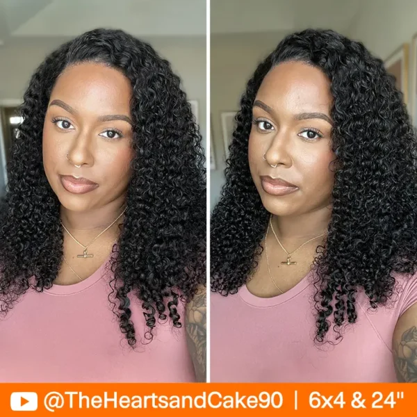 @TheHeartsandCake90 Same Glueless Kinky Curly Wig Pre-Cut HD Lace Wear Go Wig