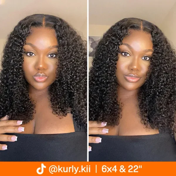 @kurly.kii Same Glueless Kinky Curly Wig Pre-Cut HD Lace Wear Go Wig